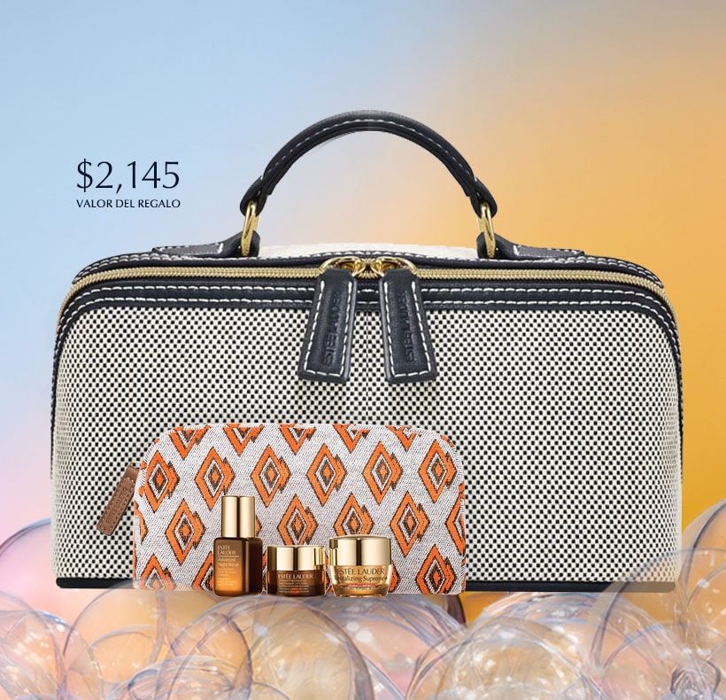Recibe 3 Minis + Cosmetiquera en compras de $2,500. Bolsa en compras de $3,000.*
