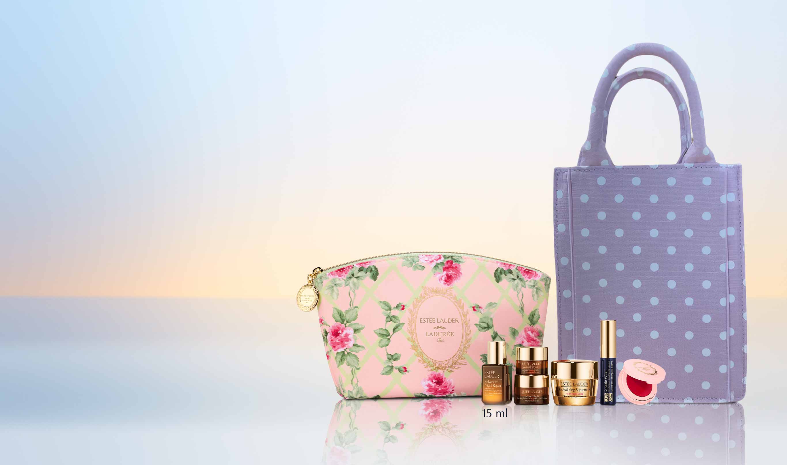 4 Minis + Mini Tote Bag + Cosmetiquera en compras de $3,100.*