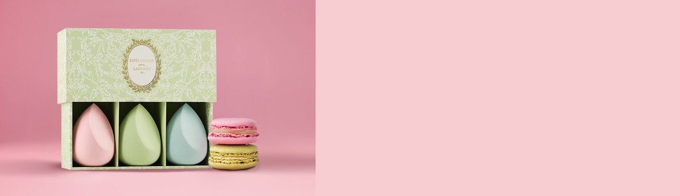 Recibe Set de Beauty Blenders Estée Lauder x Ladurée en todas las compras.