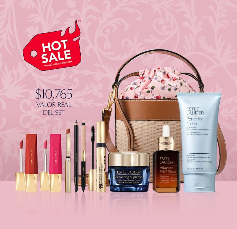 Descubre nuestro Set Exclusivo Hot Sale Beauty Icons Collection a un precio especial de $4,300.*