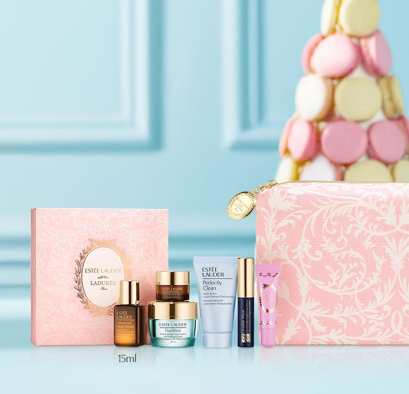 Suero Facial de 15 ml + 5 Minis + Cosmetiquera en compras de $3,000.*