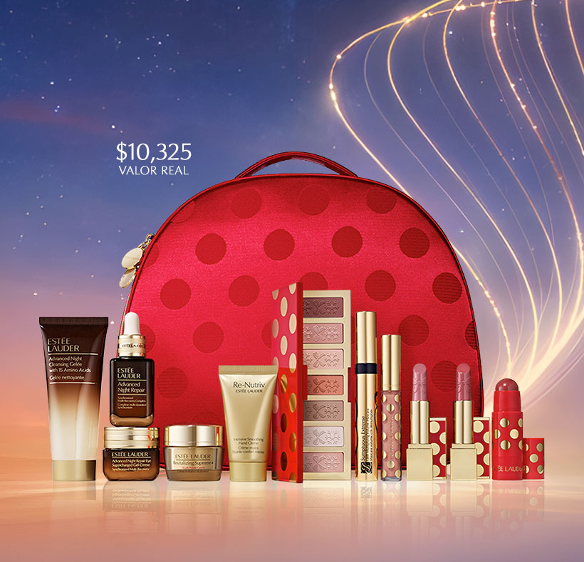 Compra $1,800 de tus #EsteeEssentials y por $2,950 más podrás adquirir este increíble set de 11 productos.