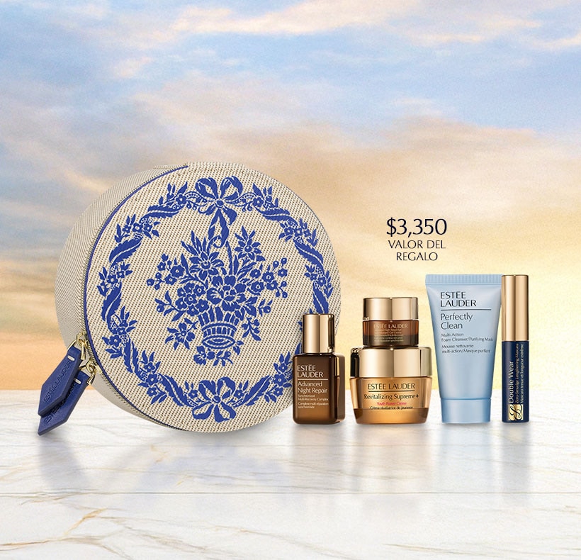 Joyero + Cleanser de 30 ml + Suero + Crema de 15 ml + 2 Minis en compras de $3,200.*