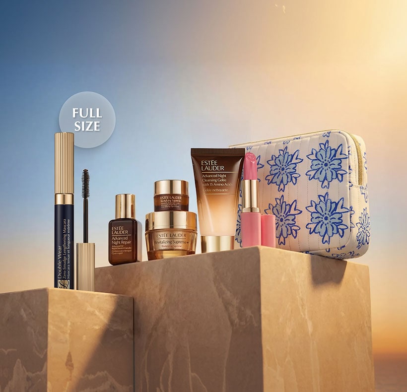 Recibe Mascara Full Size en todas las compras. Además recibe Mini Rutina de 5 Best Sellers con Cosmetiquera Edición Limitada en compras de $2,999.*