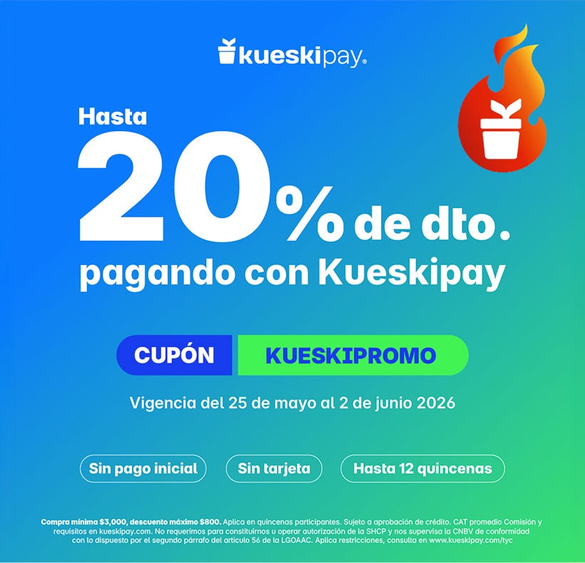 Paga con KueskiPay.*