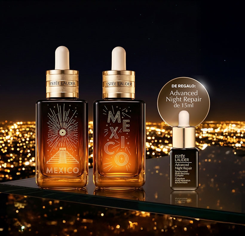 México Brilla Distinto. Advanced Night Repair Edición Limitada. Inspirada en la emoción colectiva, la energía y el orgullo mexicano.
