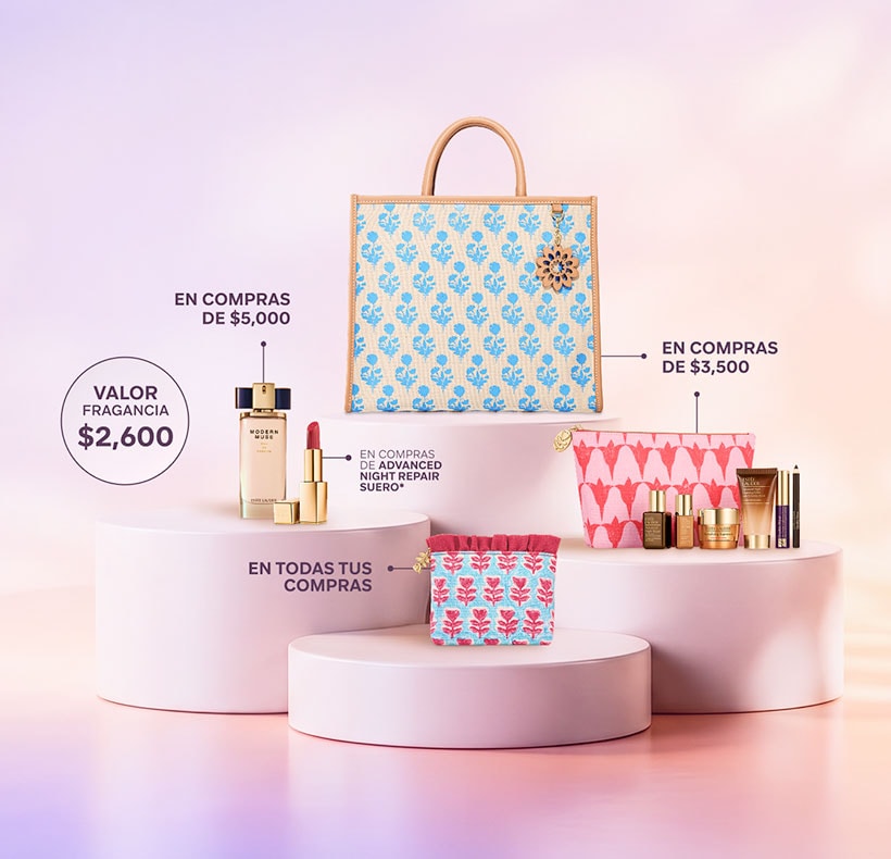 20% OFF* en compras de $2,500 + Increíbles regalos acumulables.